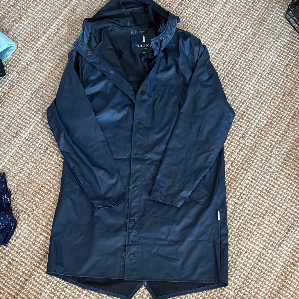 Rains Women's Black Raincoat